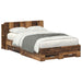 Sengeramme med oppbevaring Gammelt tre 120 x 190 cm