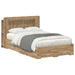 Sengeramme med oppbevaring Artisan eik 120 x 190 cm