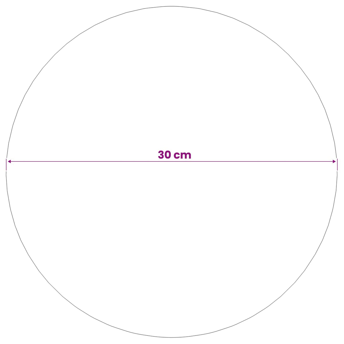 Børstet Ball Ø 30 cm Sølv Rustfritt stål 201