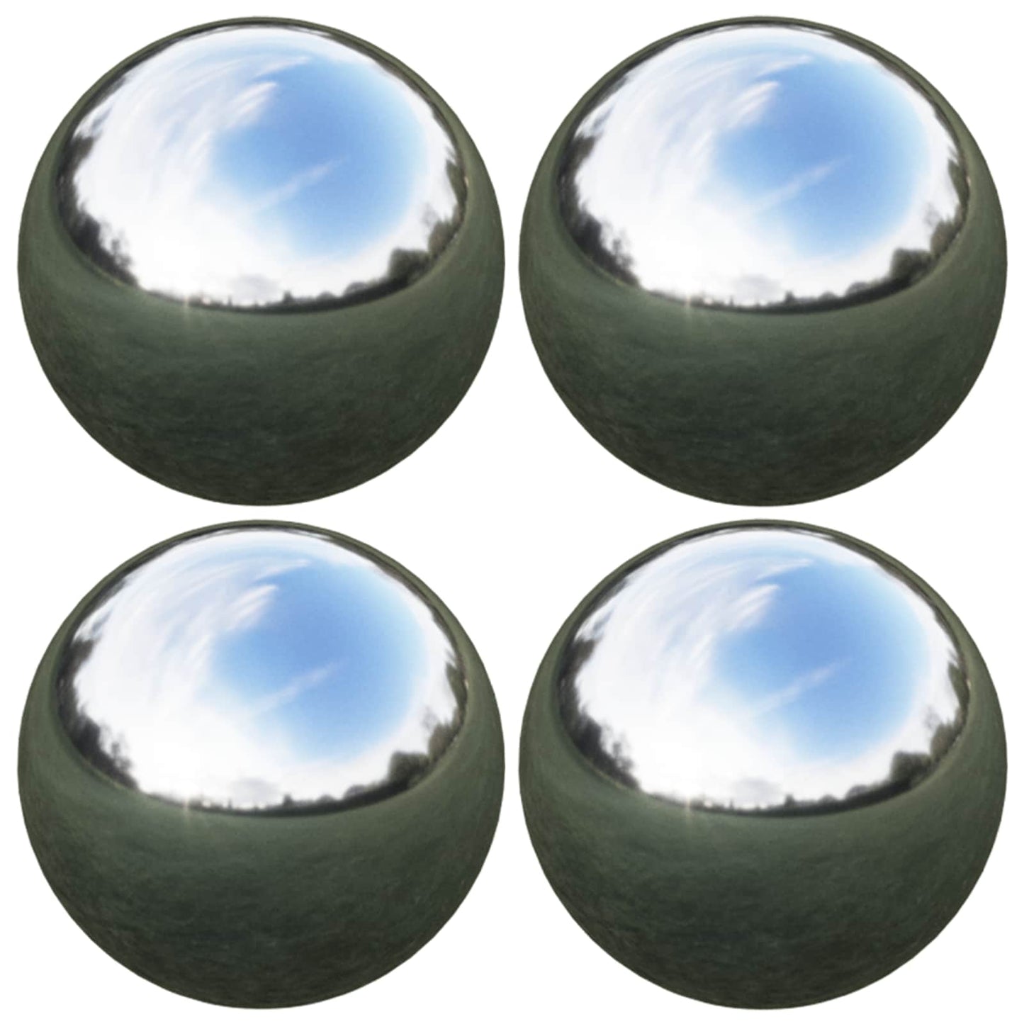 Speilball 4 pcs Ø 10,5 cm Sølv Rustfritt stål 201