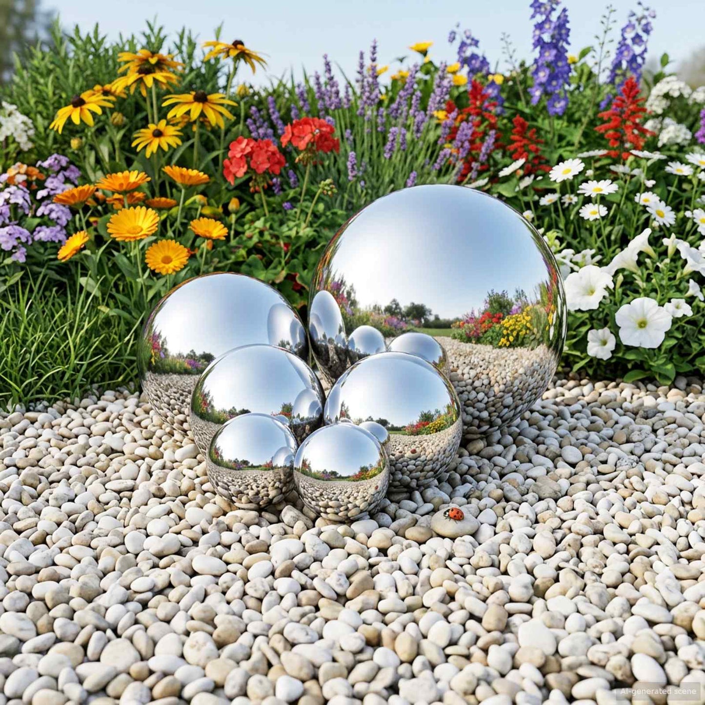 Speilball 6 pcs Ø 15 cm Sølv Rustfritt stål 201