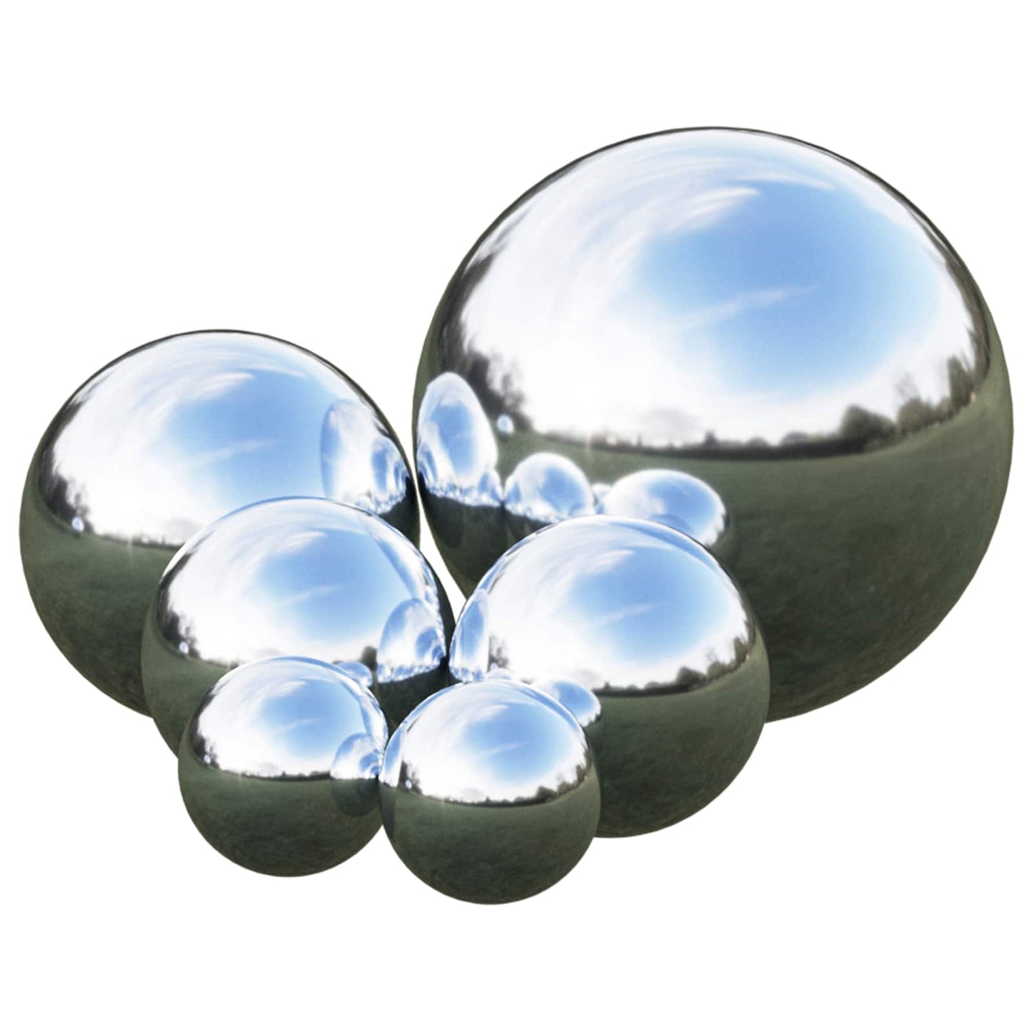Speilball 6 pcs Ø 15 cm Sølv Rustfritt stål 201