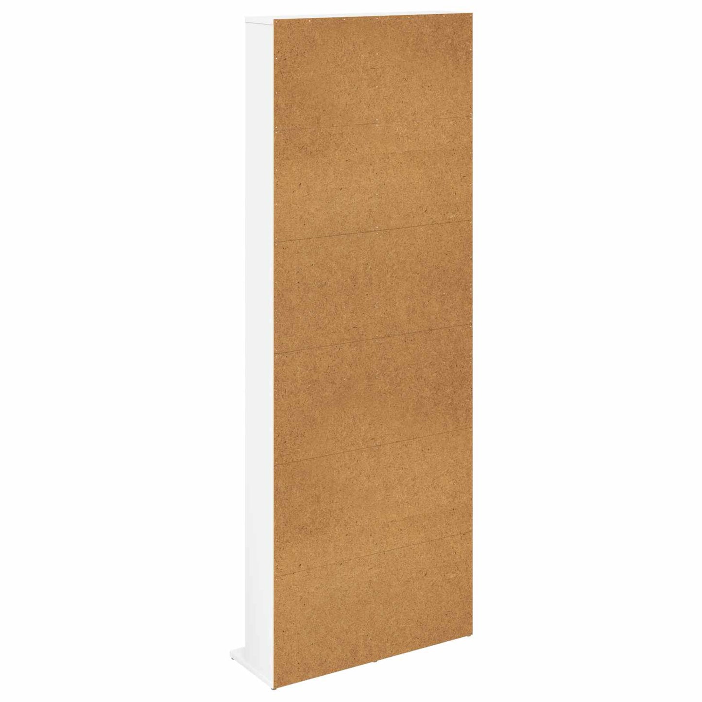 CD skap Hvit 65 x 23,5 x 175 cm Konstruert tre