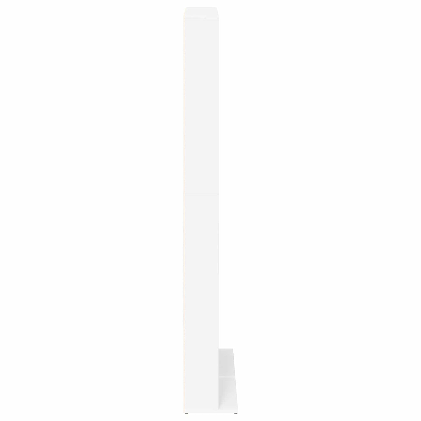 CD skap Hvit 65 x 23,5 x 175 cm Konstruert tre