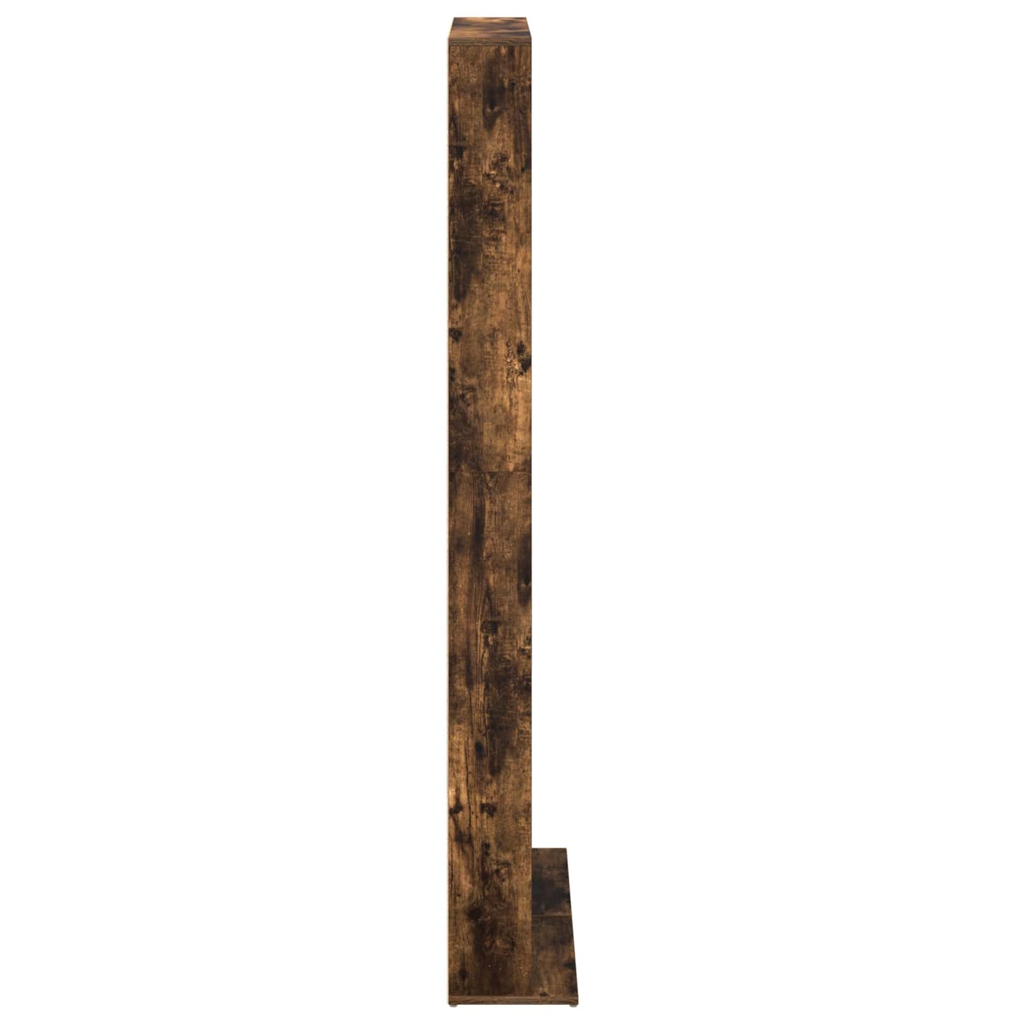 CD skap Røkt Eik 65 x 23,5 x 175 cm Konstruert tre