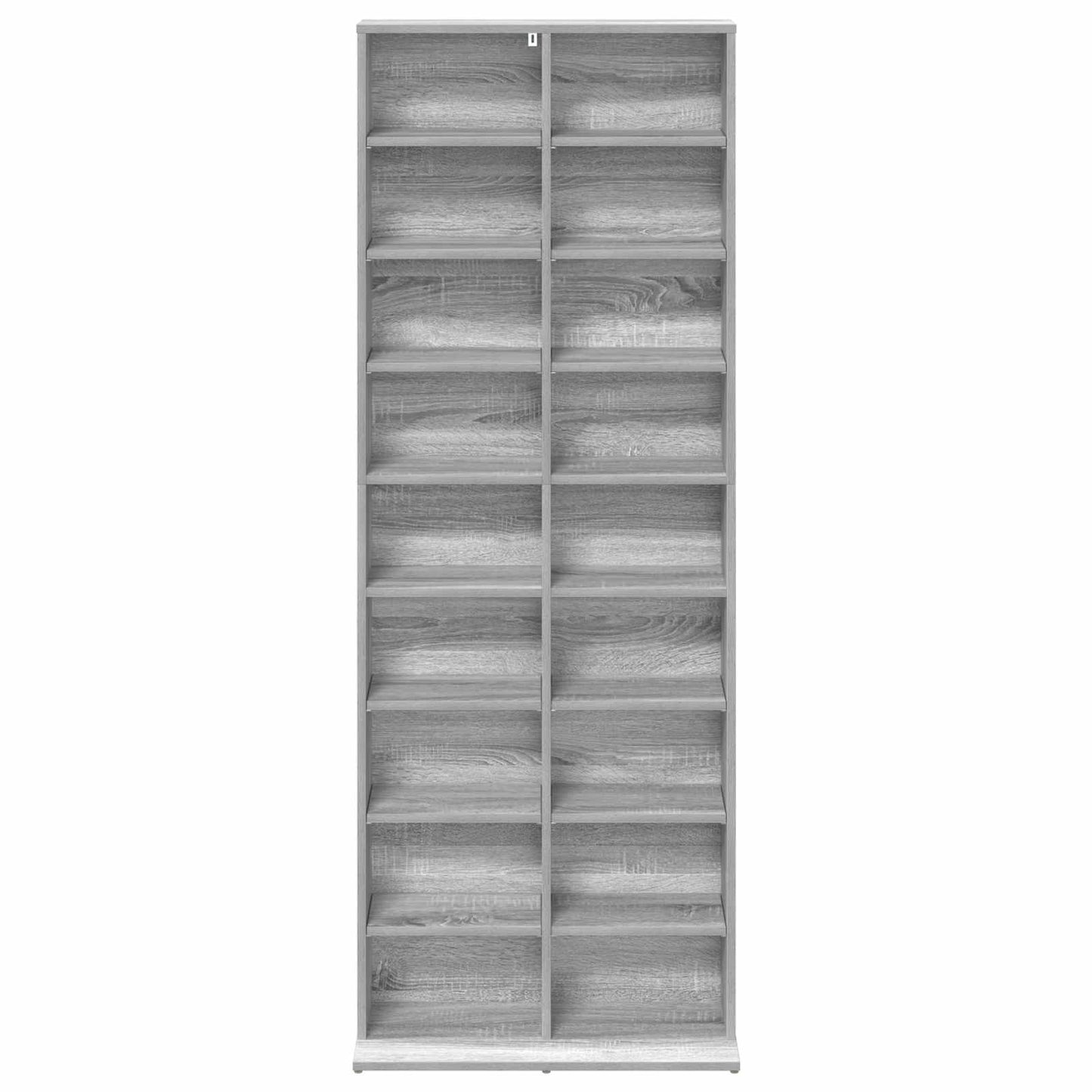 CD skap Grå Sonoma 65 x 23,5 x 175 cm Konstruert tre