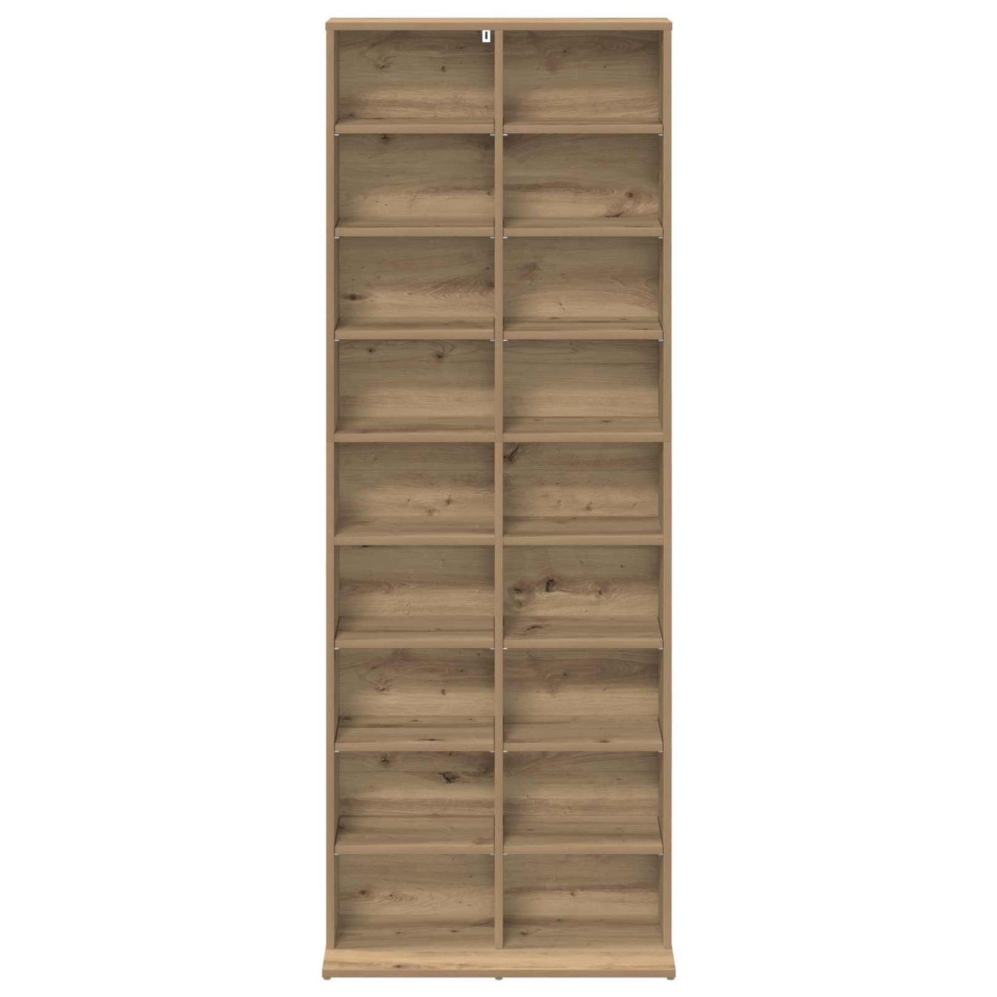 CD skap Artisan eik 65 x 23,5 x 175 cm Konstruert tre
