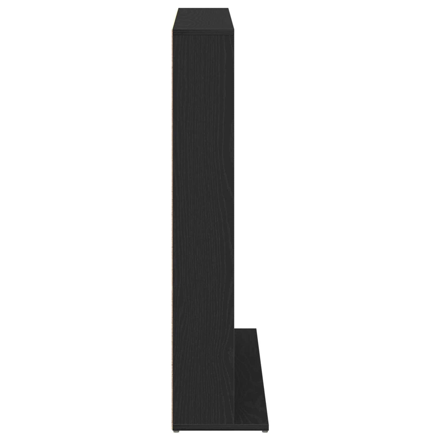 CD skap Svart eik 65 x 23,5 x 97,5 cm Konstruert tre