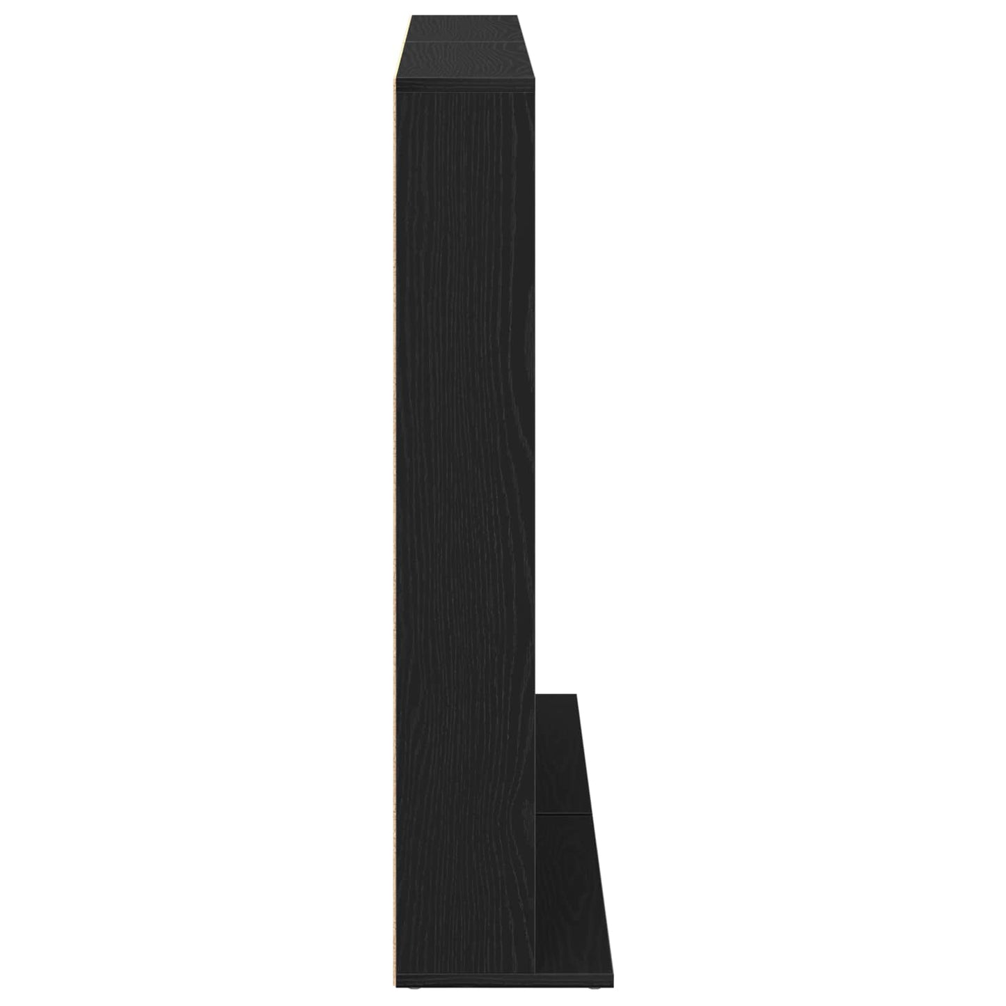 CD skap 2 stk. Svart eik 65 x 23,5 x 97,5 cm Konstruert tre