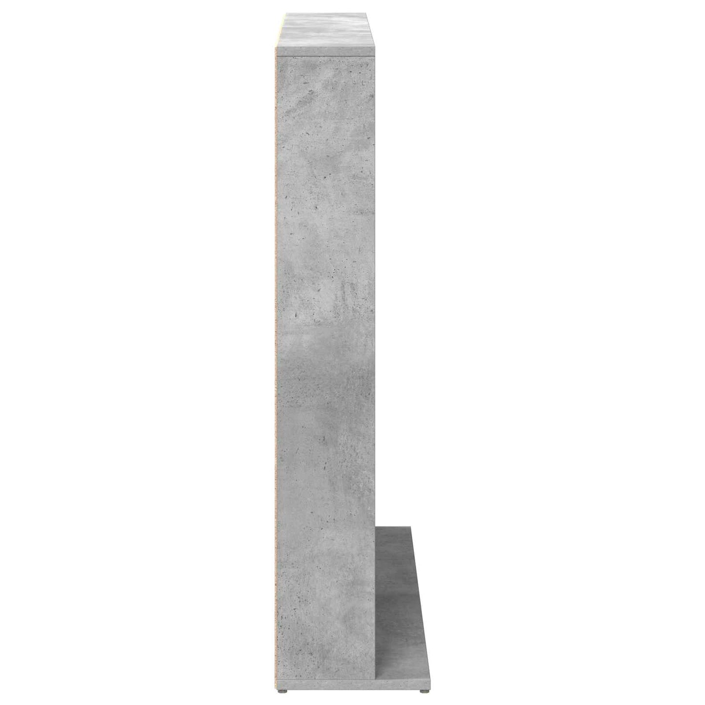 CD skap Betonggrå 65 x 23,5 x 97,5 cm Konstruert tre