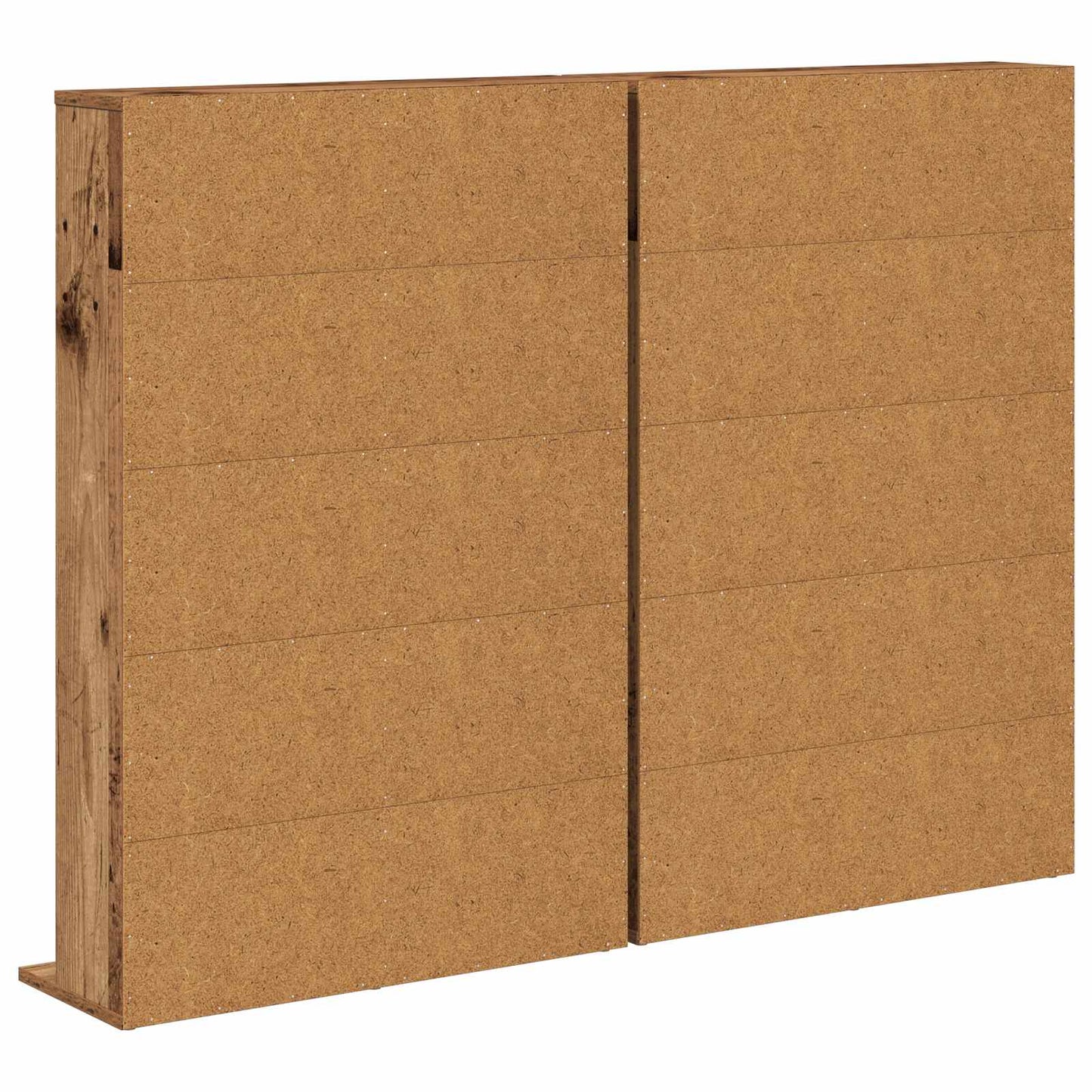 CD skap 2 stk. Gammelt tre 65 x 23,5 x 97,5 cm Konstruert tre