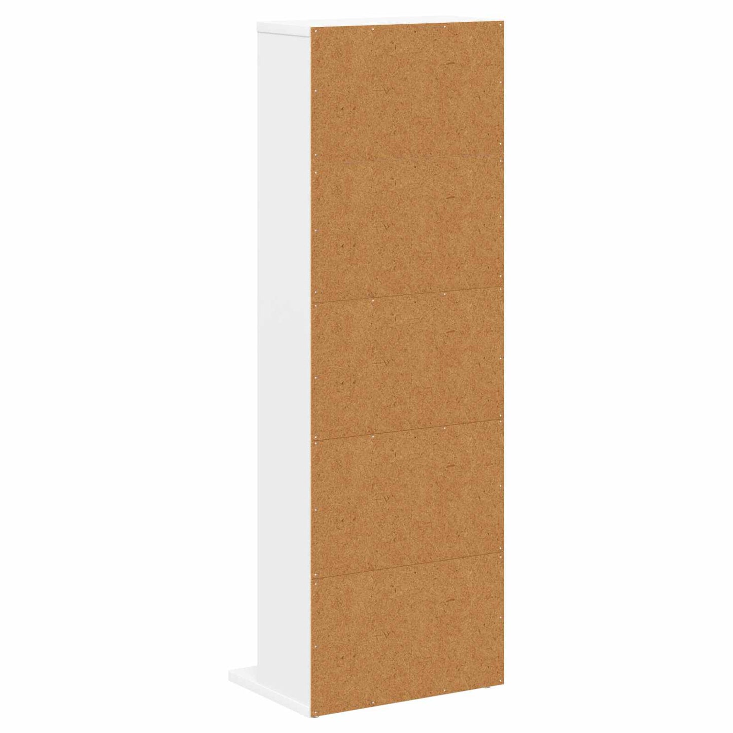 CD skap Hvit 33 x 23,5 x 97,5 cm Konstruert tre