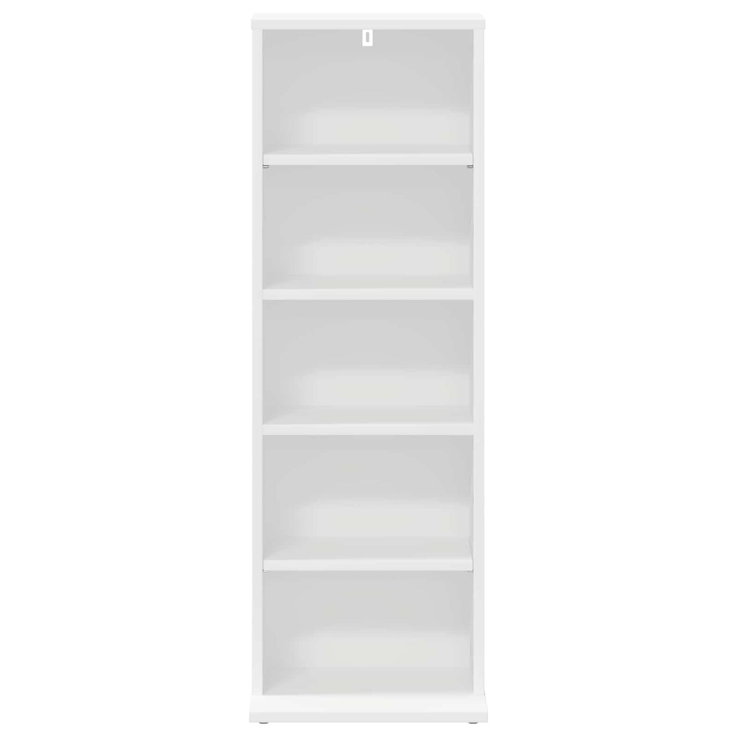 CD skap Hvit 33 x 23,5 x 97,5 cm Konstruert tre