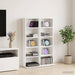 CD skap 2 stk. Hvit 33 x 23,5 x 97,5 cm Konstruert tre