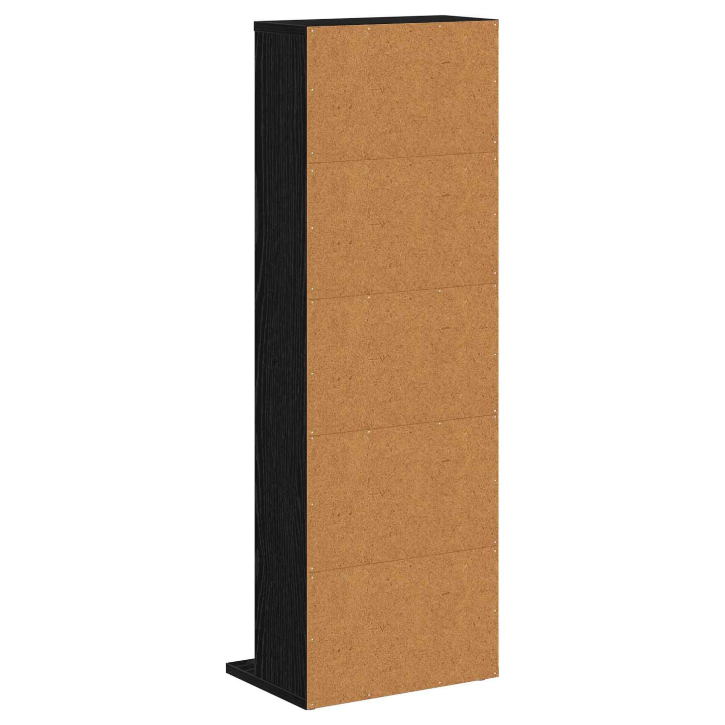 CD skap Svart eik 33 x 23,5 x 97,5 cm Konstruert tre