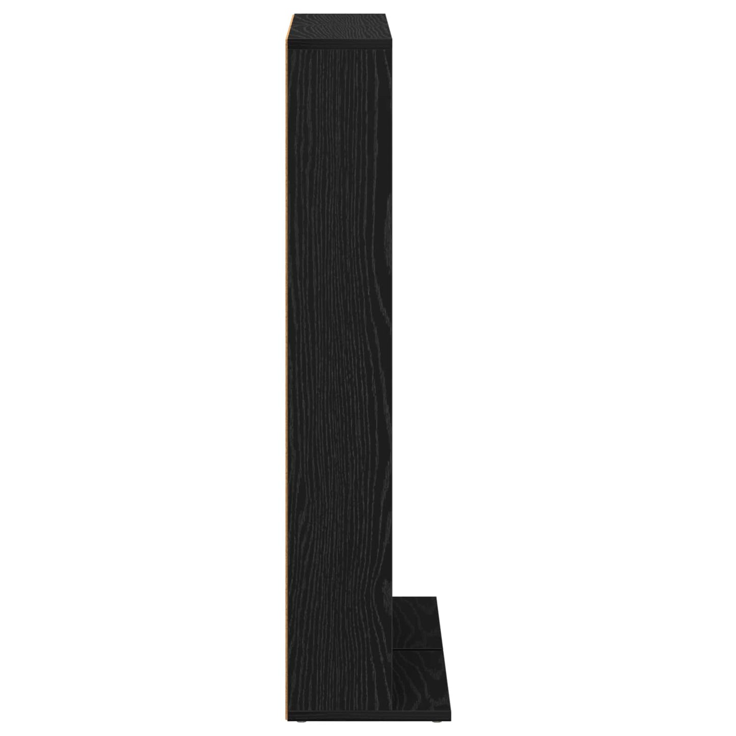 CD skap 2 stk. Svart eik 33 x 23,5 x 97,5 cm Konstruert tre