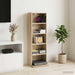 CD skap Sonoma eik 33 x 23,5 x 97,5 cm Konstruert tre