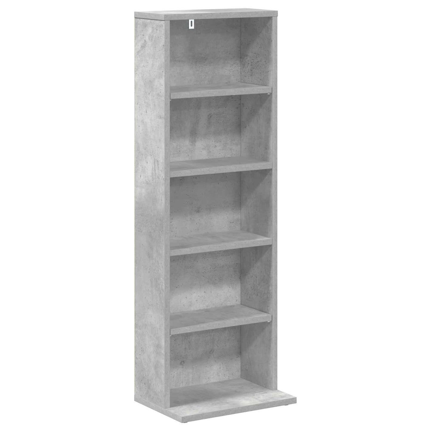 CD skap Betonggrå 33 x 23,5 x 97,5 cm Konstruert tre