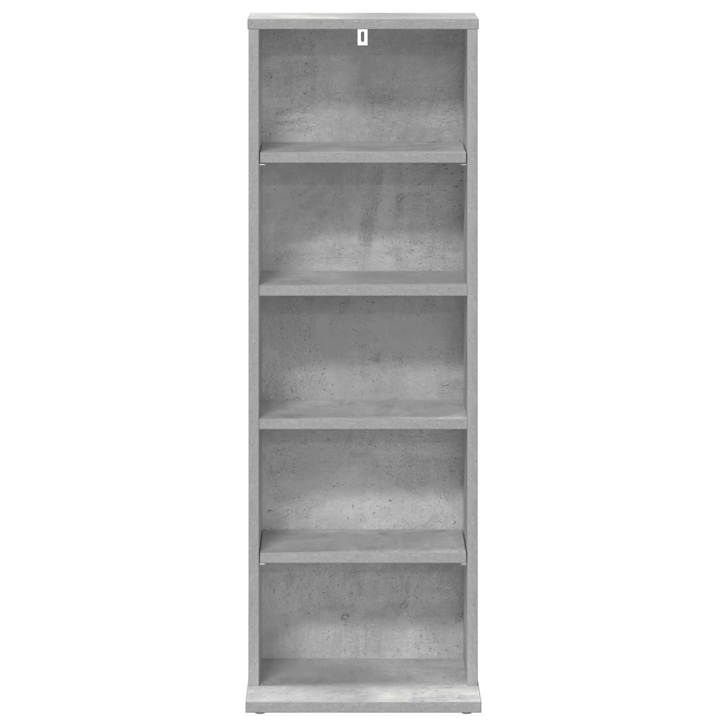 CD skap Betonggrå 33 x 23,5 x 97,5 cm Konstruert tre