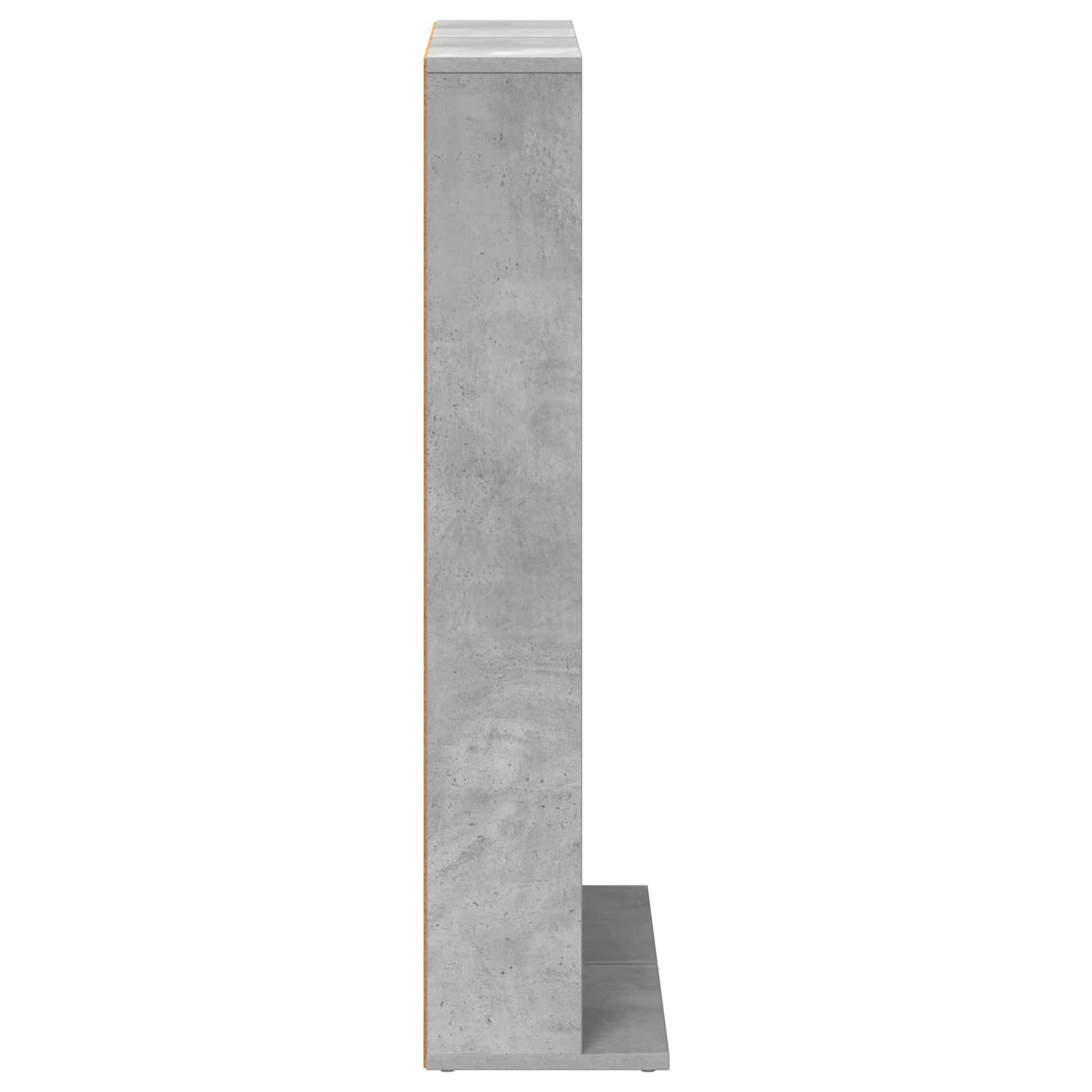 CD skap 2 stk. Betonggrå 33 x 23,5 x 97,5 cm Konstruert tre