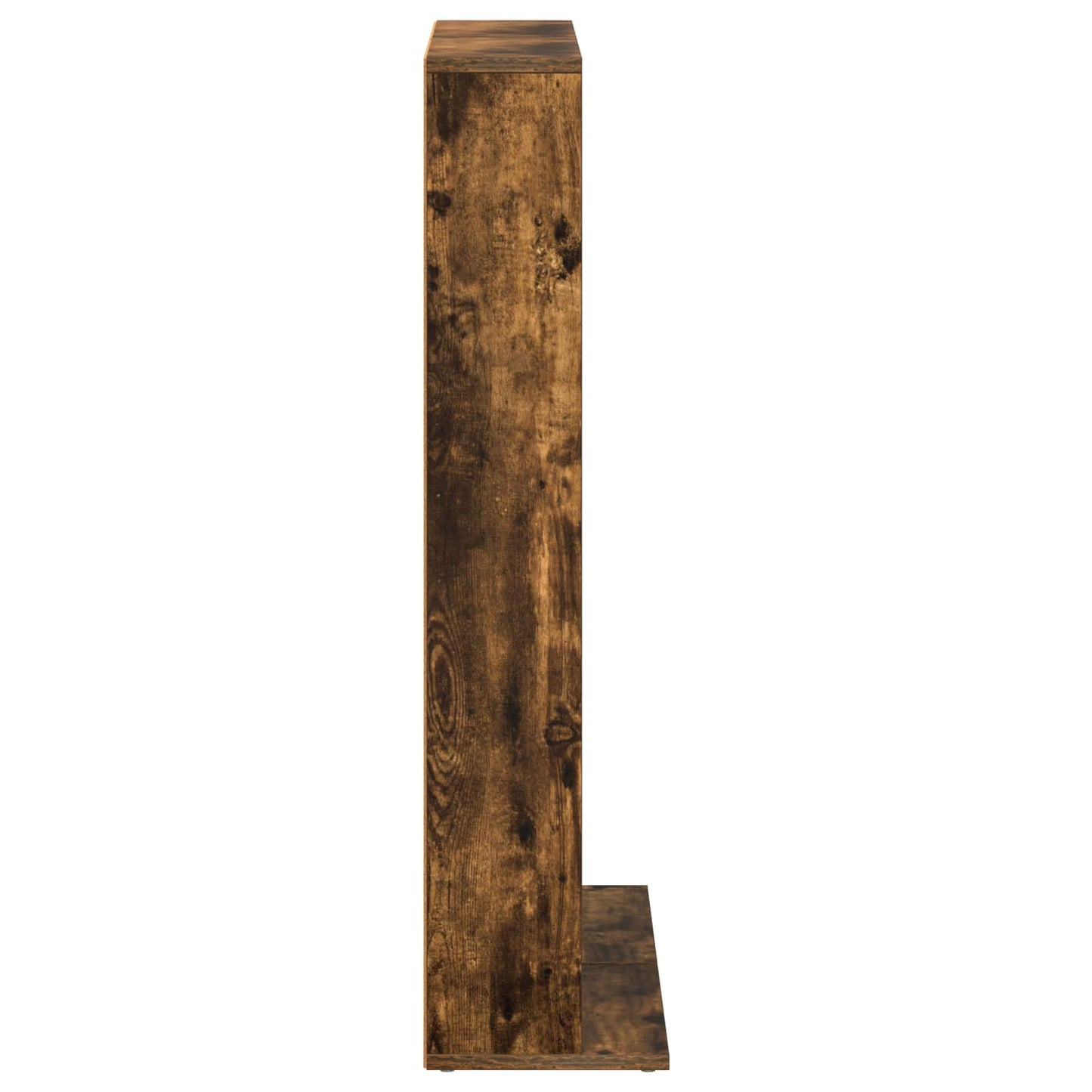CD skap 2 stk. Røkt Eik 33 x 23,5 x 97,5 cm Konstruert tre