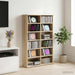 CD skap Sonoma eik 60 x 17 x 92 cm Konstruert tre