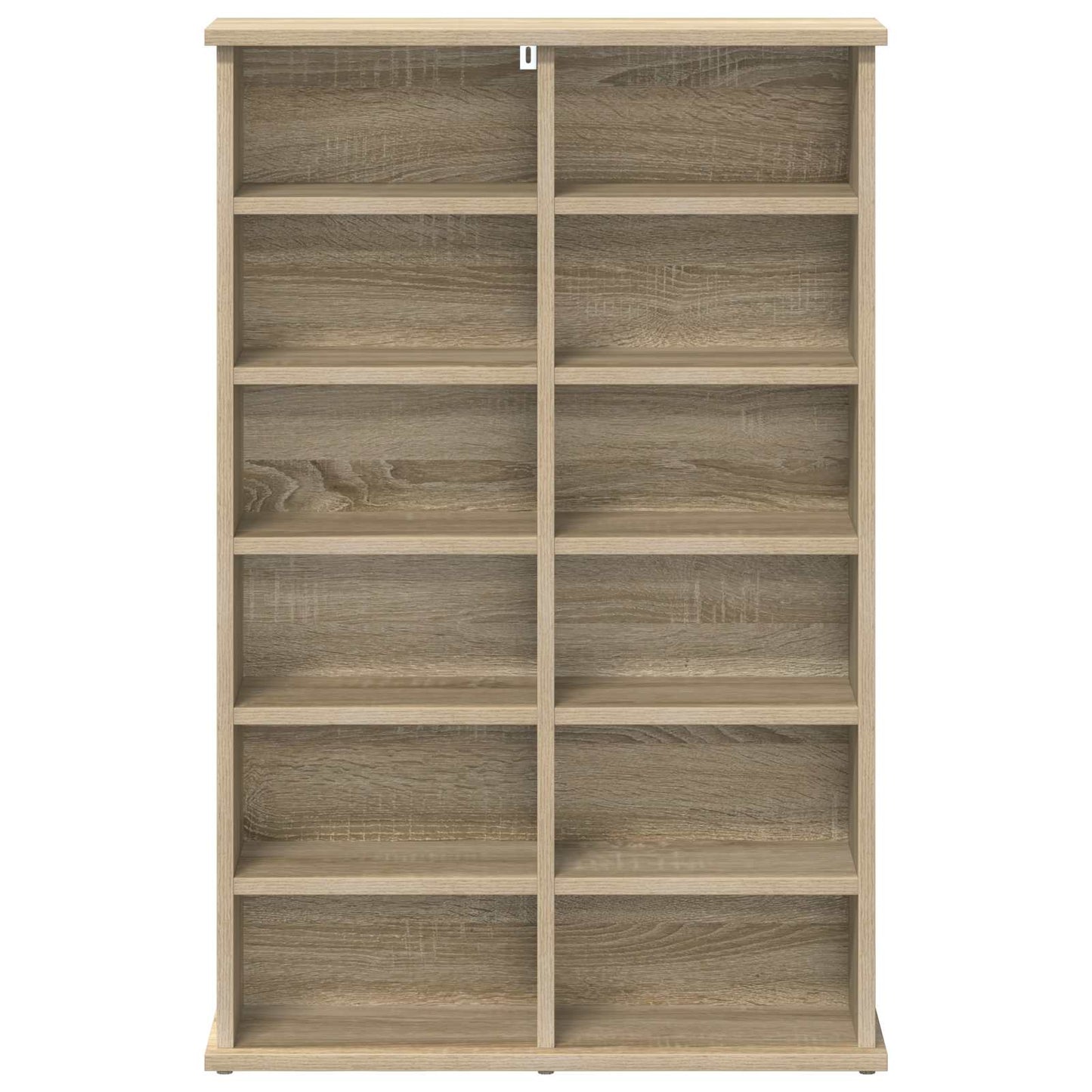 CD skap Sonoma eik 60 x 17 x 92 cm Konstruert tre
