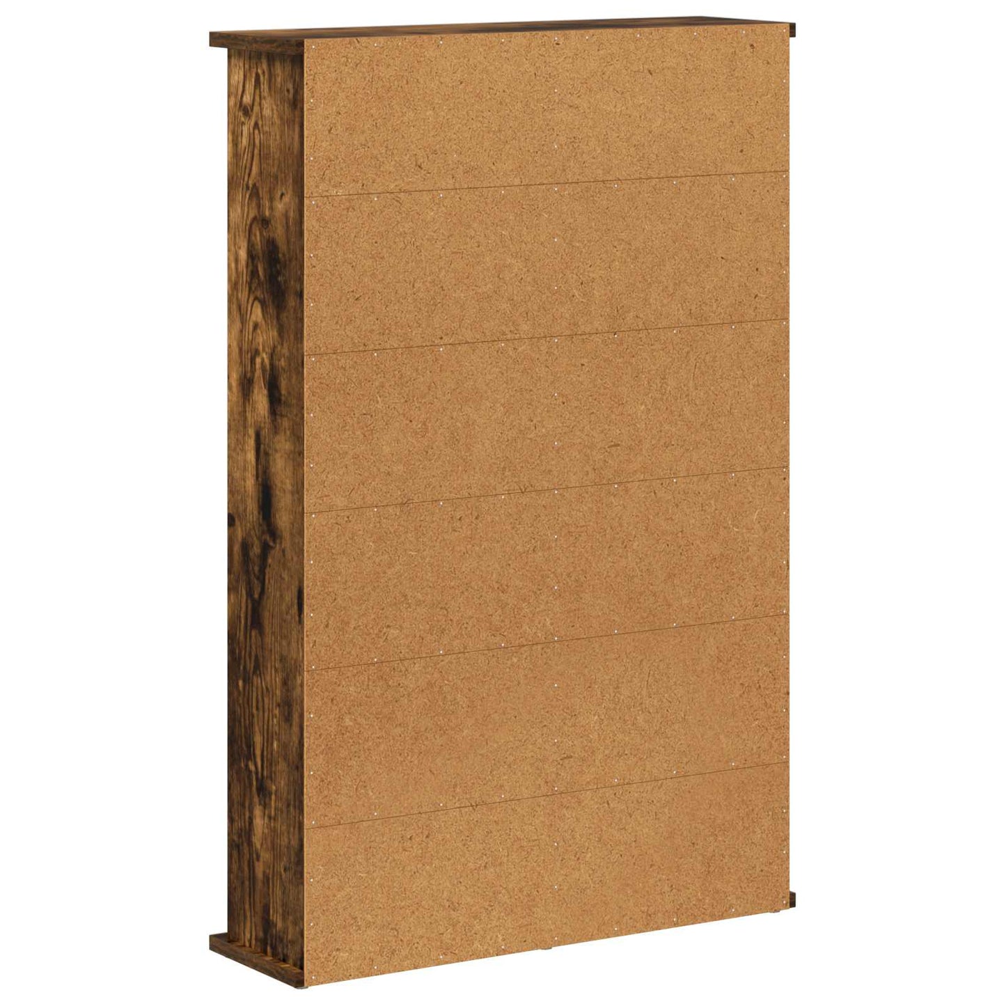 CD skap Røkt Eik 60 x 17 x 92 cm Konstruert tre