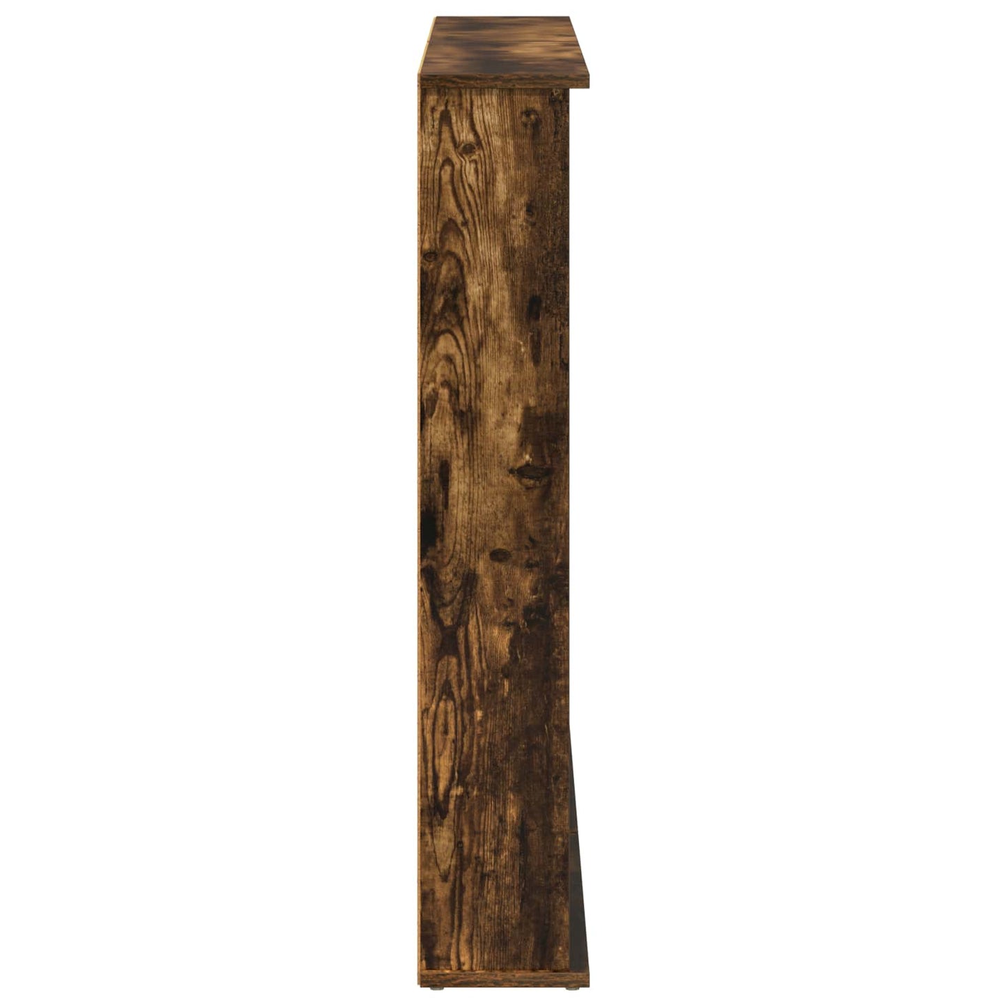 CD skap 2 stk. Røkt Eik 60 x 17 x 92 cm Konstruert tre