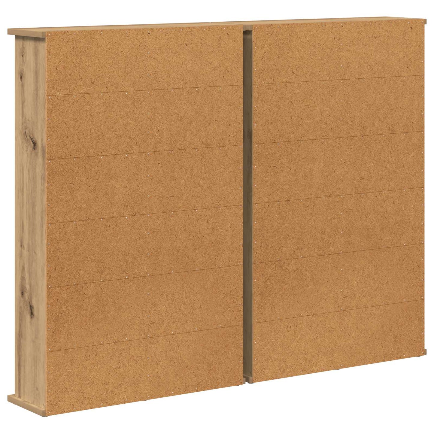 CD skap 2 stk. Artisan eik 60 x 17 x 92 cm Konstruert tre