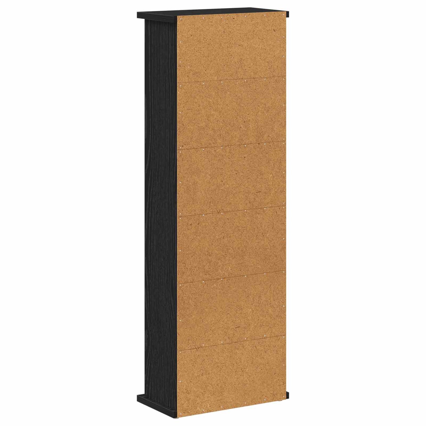 CD skap Svart eik 60 x 17 x 92 cm Konstruert tre