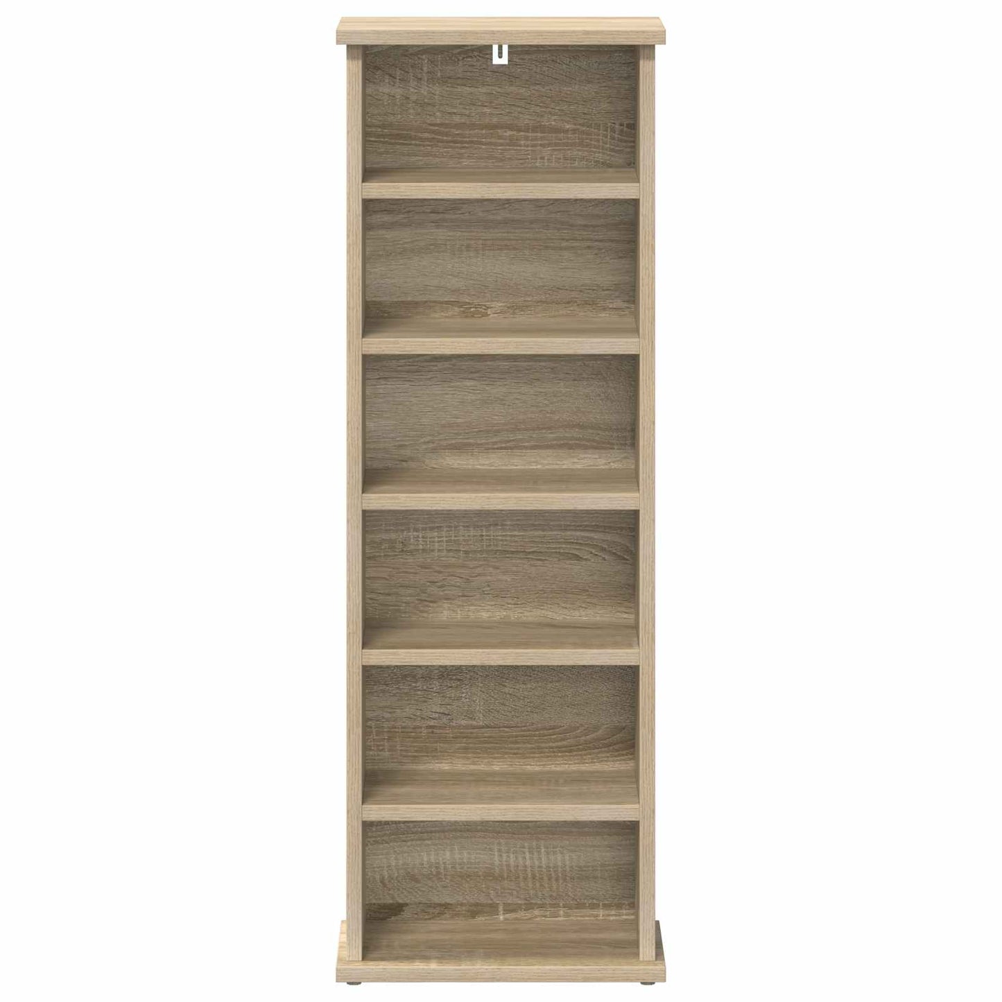 CD skap Sonoma eik 60 x 17 x 92 cm Konstruert tre