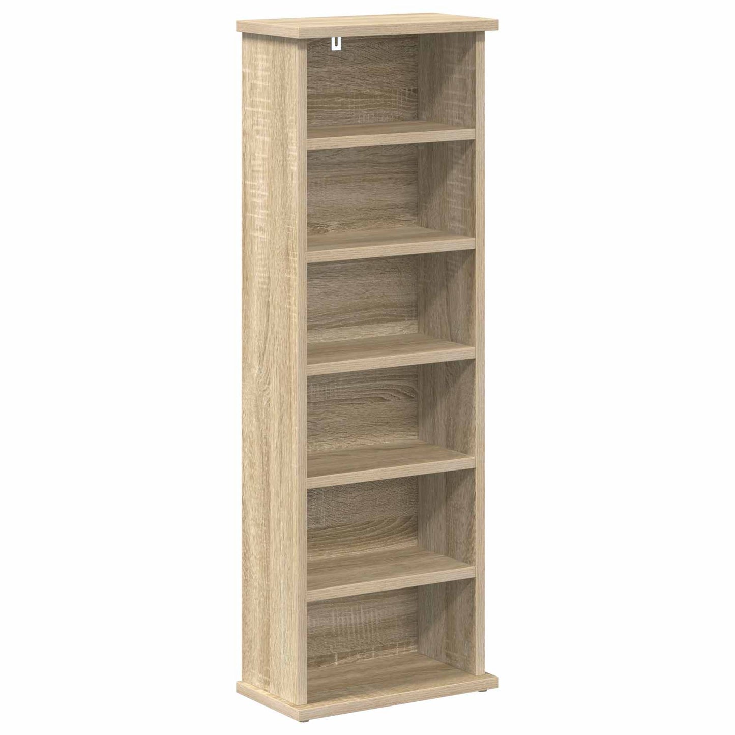 CD skap 2 stk. Sonoma eik 60 x 17 x 92 cm Konstruert tre