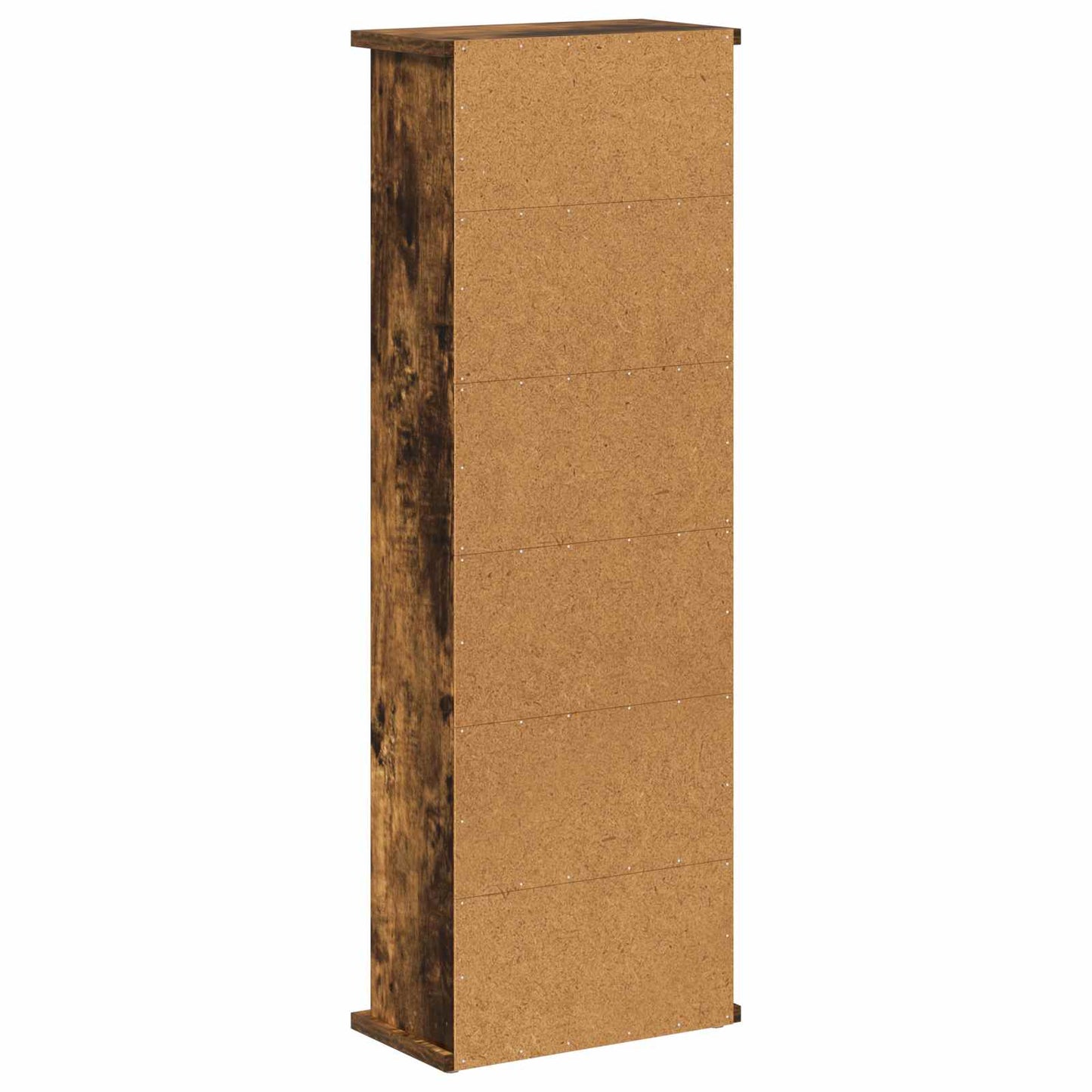 CD skap Røkt Eik 60 x 17 x 92 cm Konstruert tre