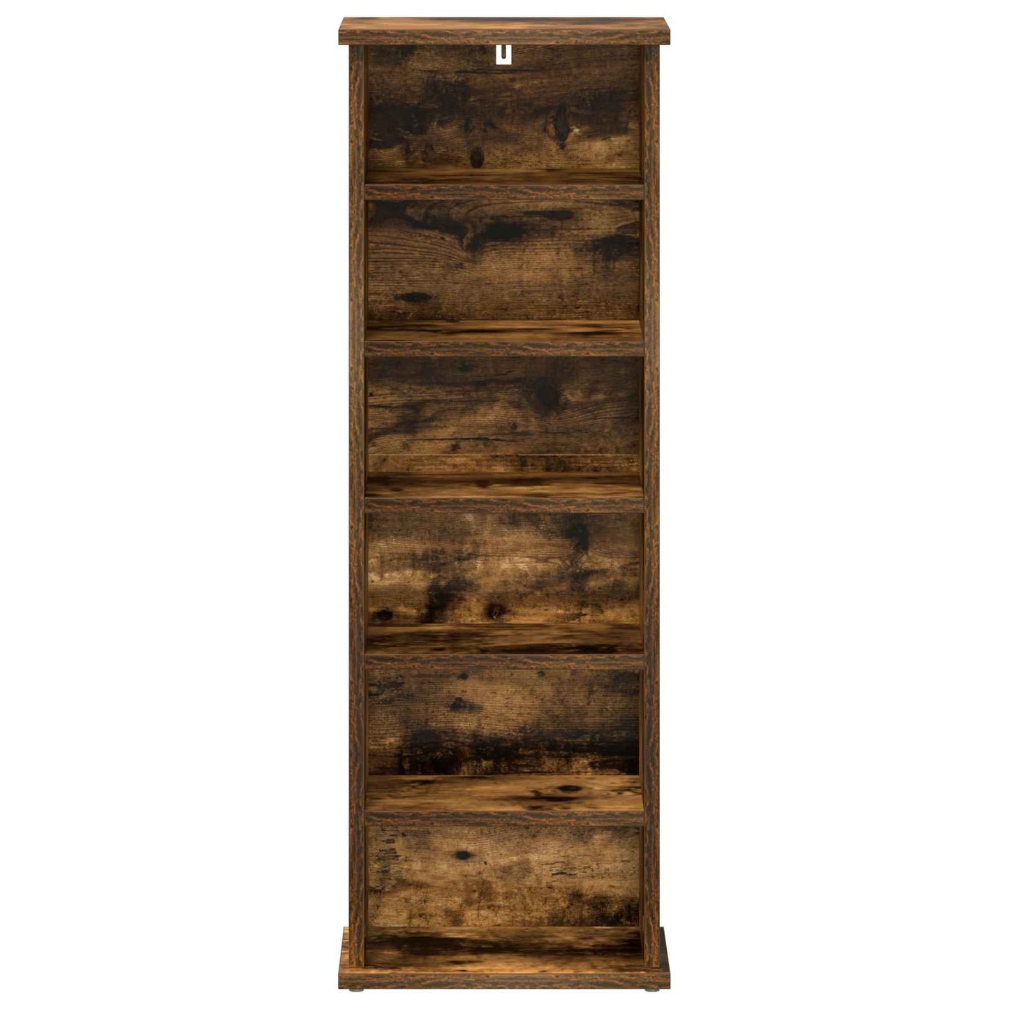 CD skap Røkt Eik 60 x 17 x 92 cm Konstruert tre