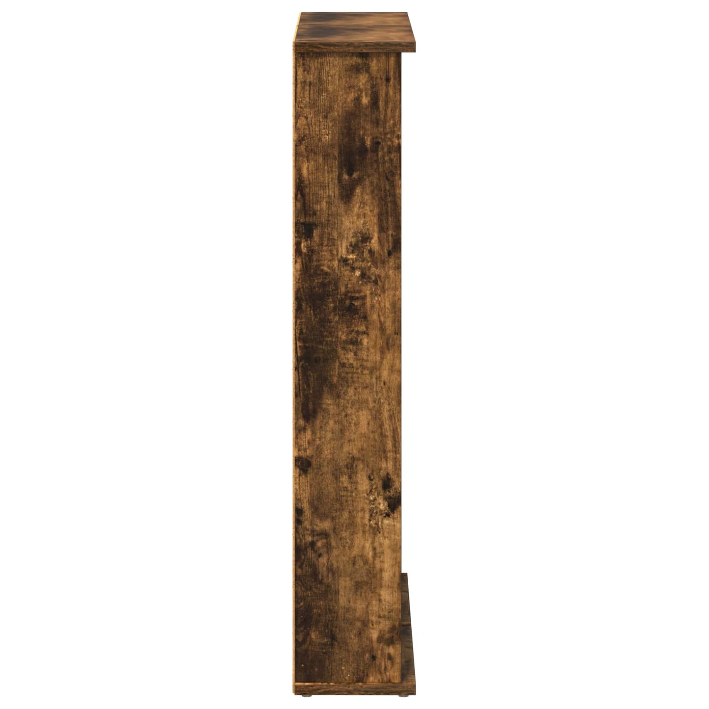 CD skap 2 stk. Røkt Eik 60 x 17 x 92 cm Konstruert tre