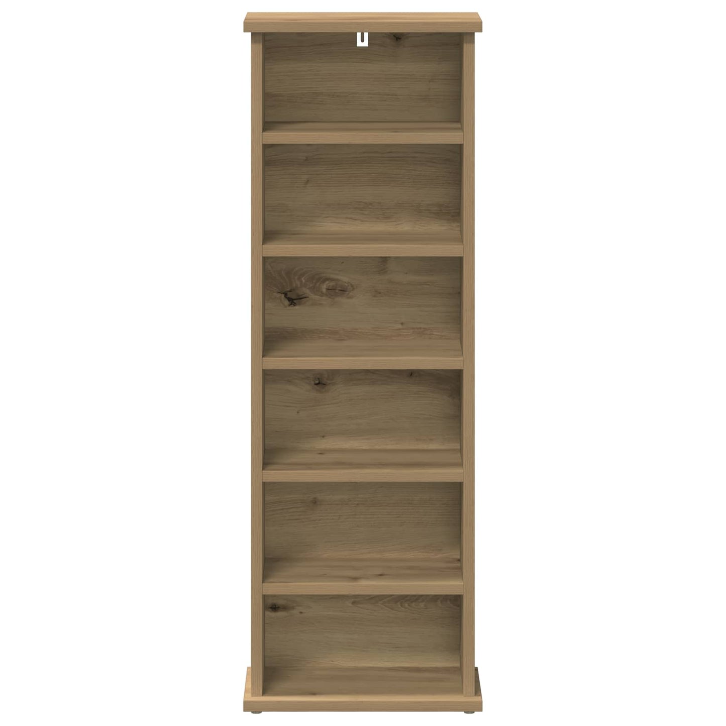CD skap Artisan eik 60 x 17 x 92 cm Konstruert tre