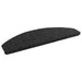 Selvlimende trappematter 15 pcs Svart 80 x 28 x 3,5 cm