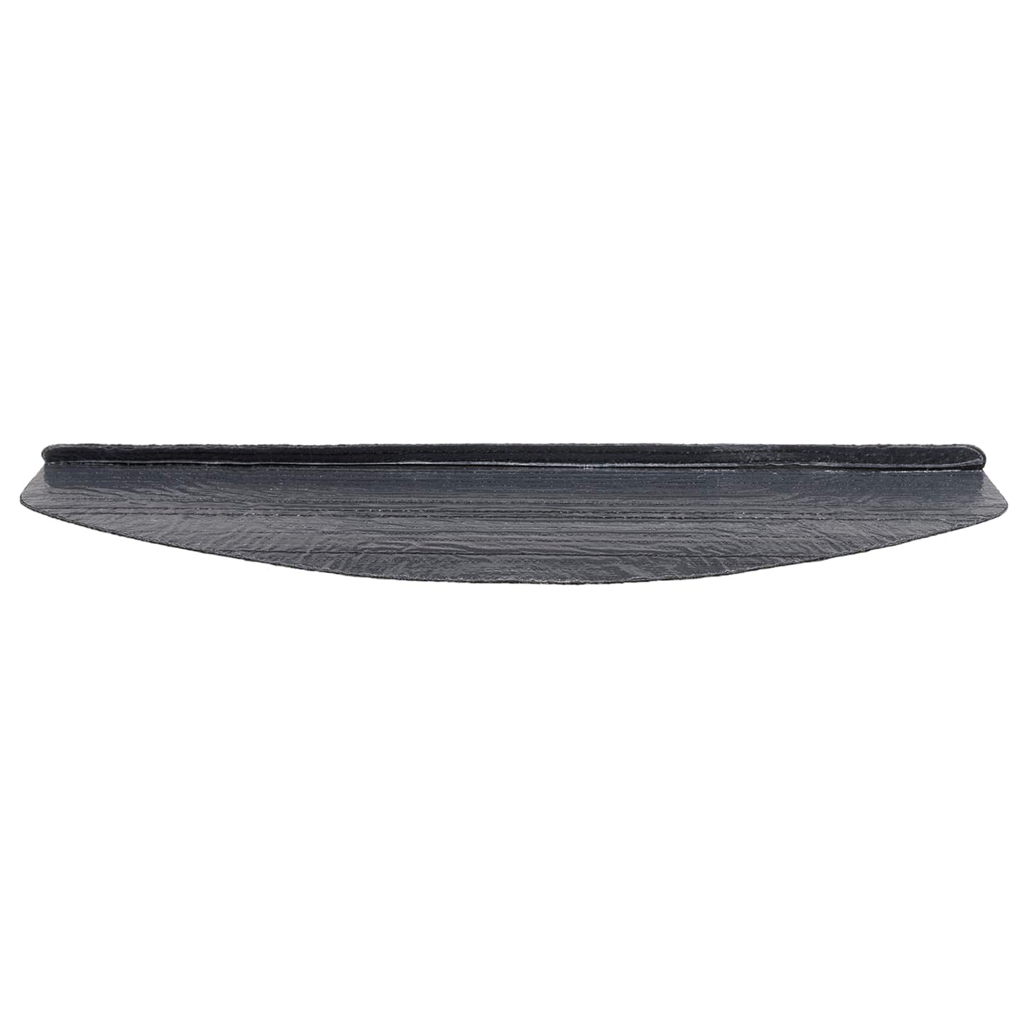 Selvlimende trappematter 15 pcs Svart 80 x 28 x 3,5 cm