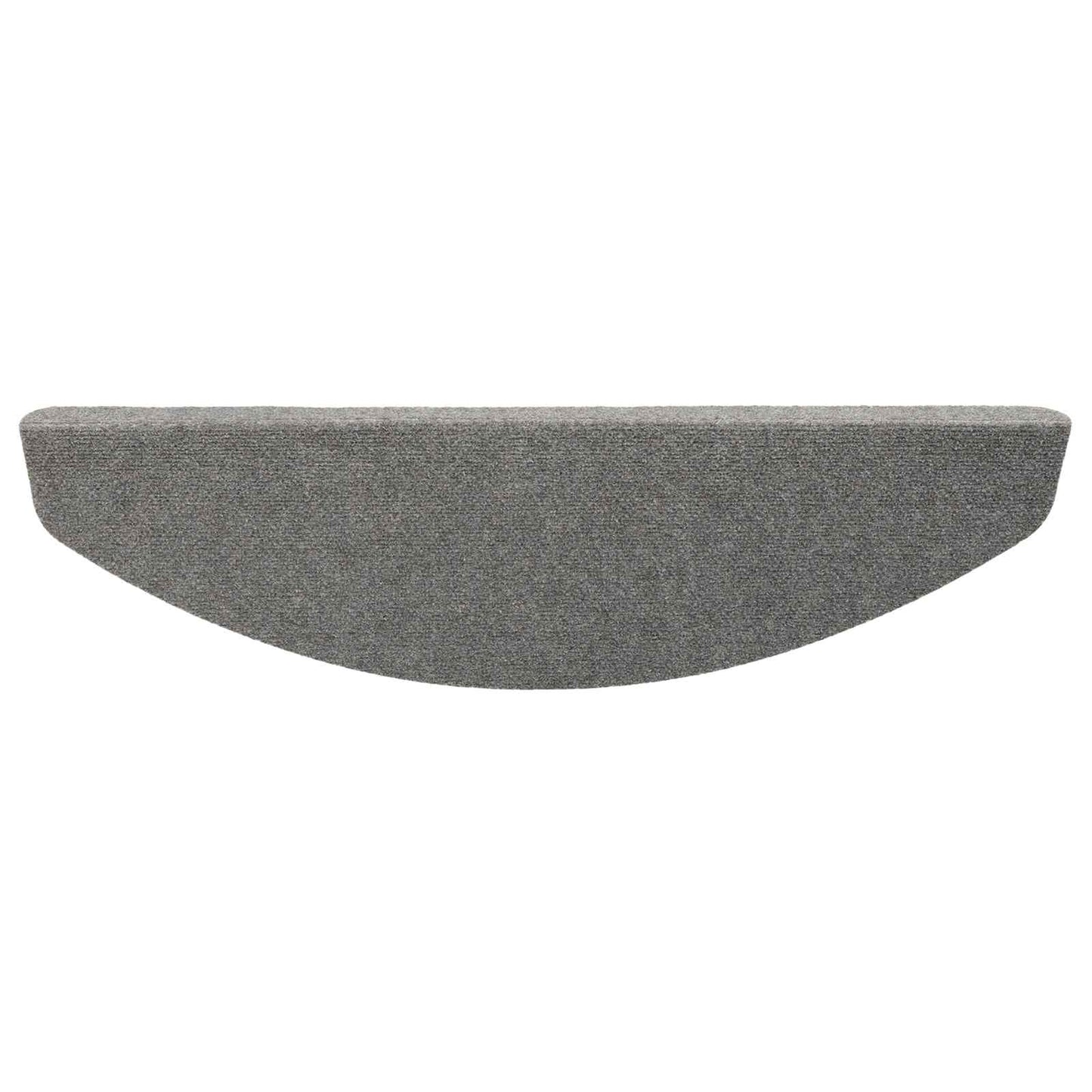 Selvlimende trappematter 15 pcs Grå 80 x 28 x 3,5 cm