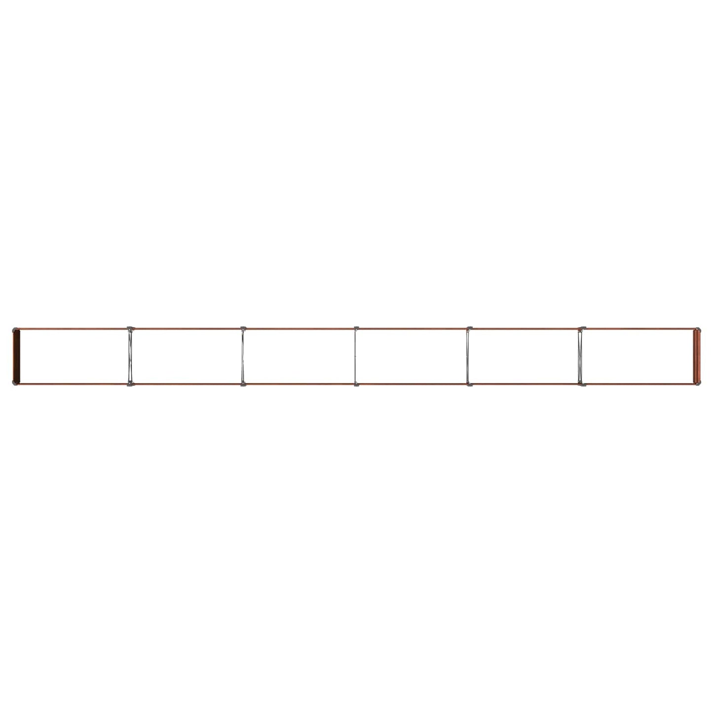 Hevet Hagebed Rusten 480 x 40 x 24 cm papp