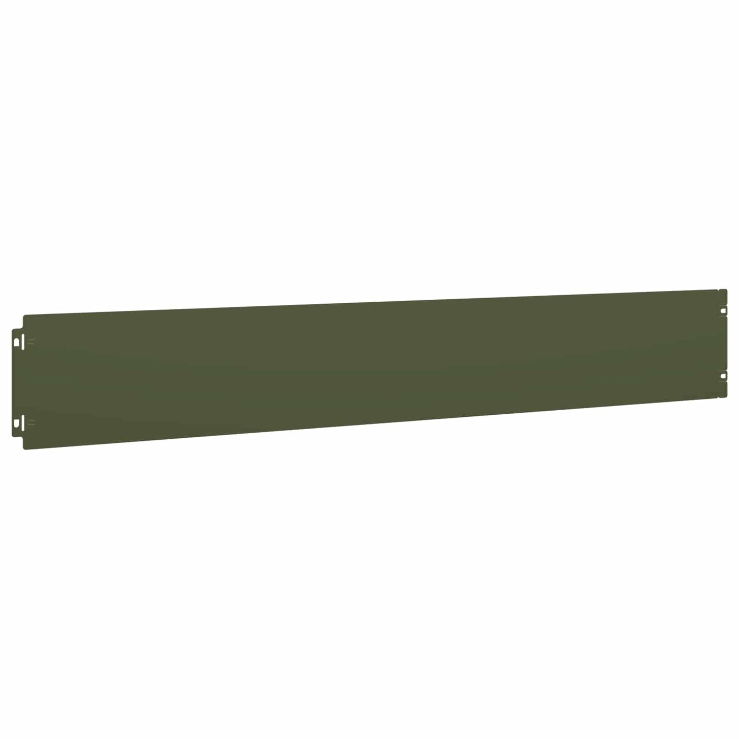 Gjerdekant 30 stk. 15 x 103 cm Stål Olivengrønn