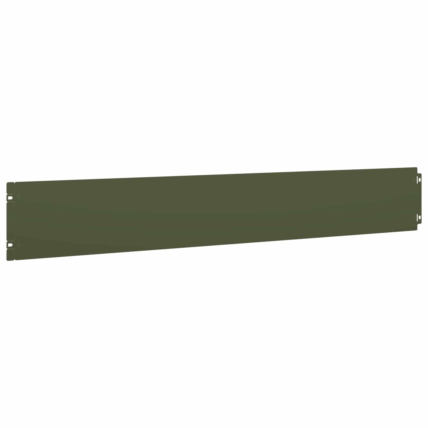 Gjerdekant 30 stk. 15 x 103 cm Stål Olivengrønn