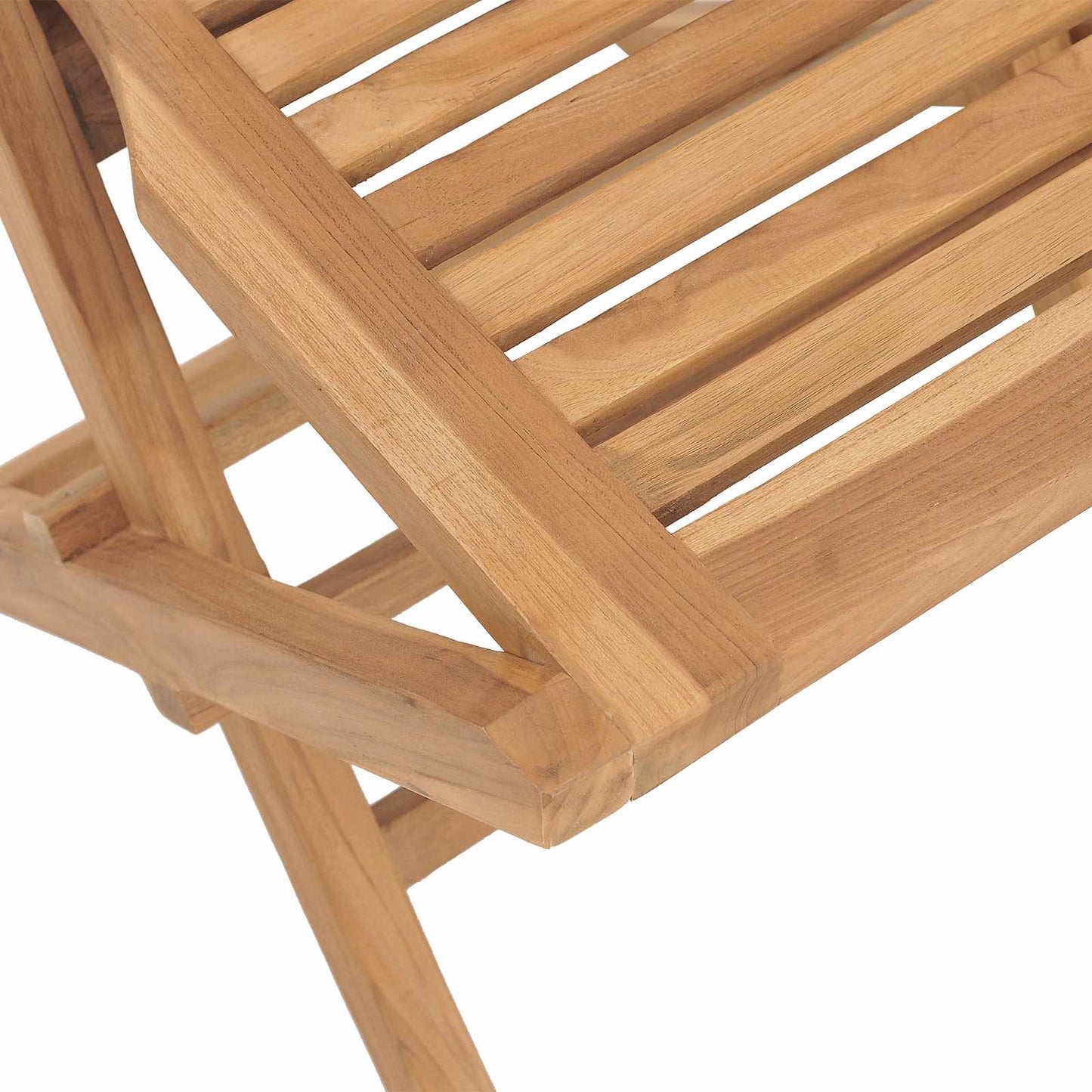 Hagesett 5 stk. Brun Massivt Teaktre