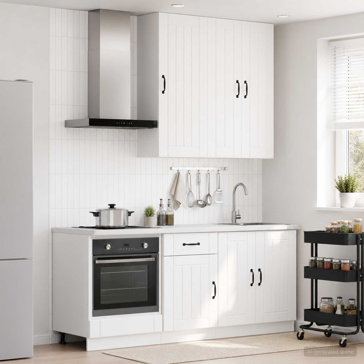 Kjøkken enhet LUCCA 5 pcs Hvit