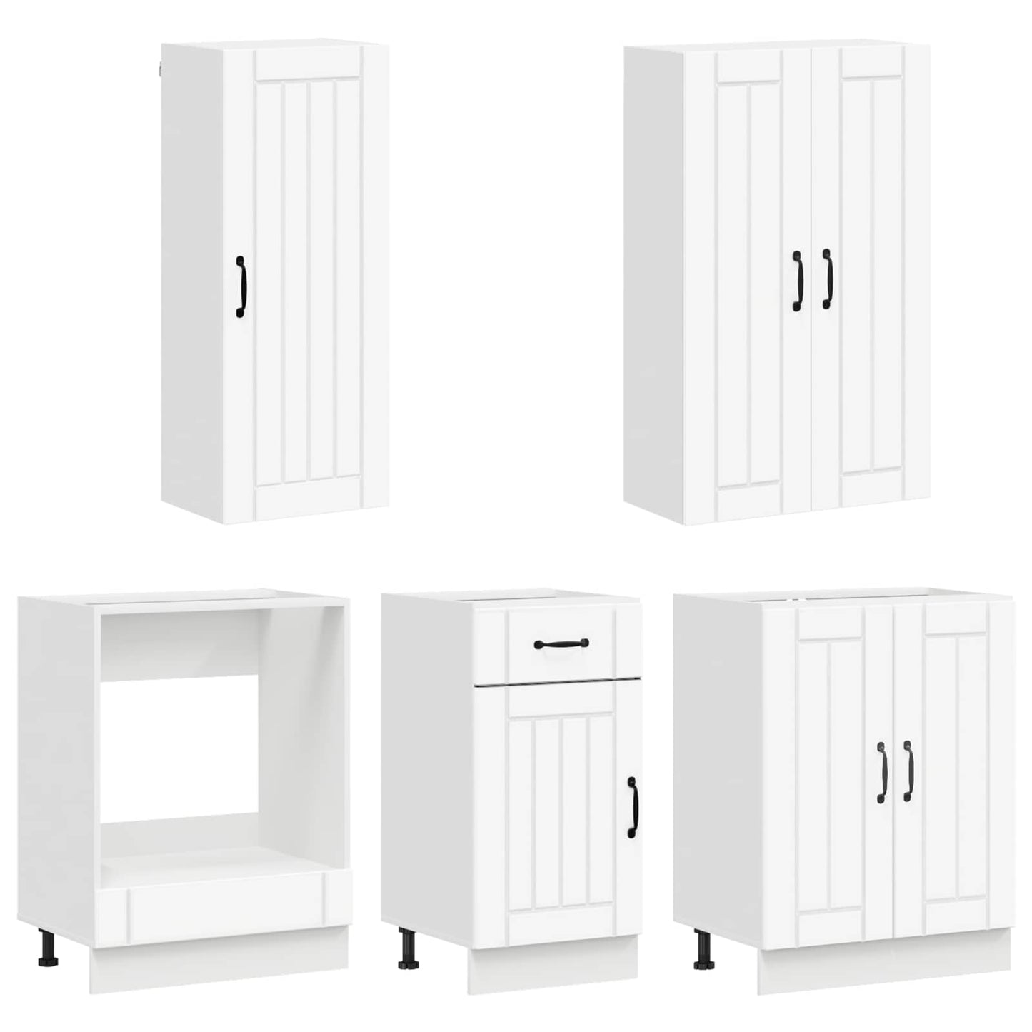 Kjøkken enhet LUCCA 5 pcs Hvit