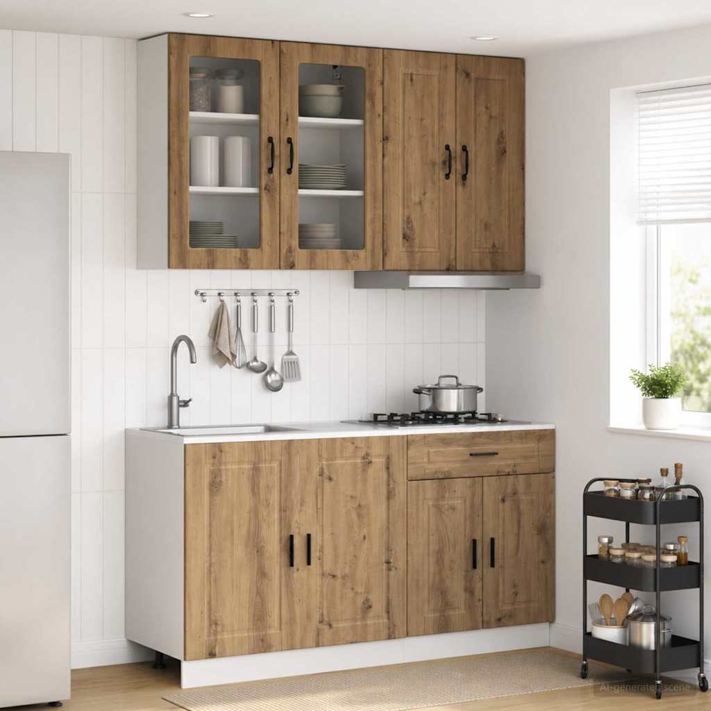 Kjøkken enhet PORTO 4 pcs Artisan eik Konstruert tre