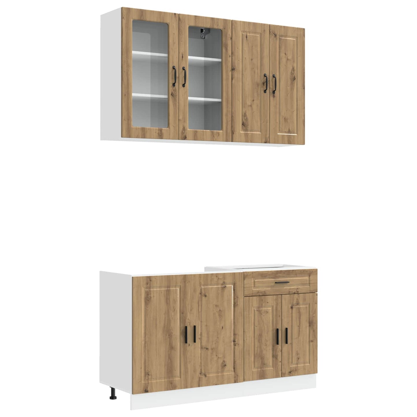 Kjøkken enhet PORTO 4 pcs Artisan eik Konstruert tre