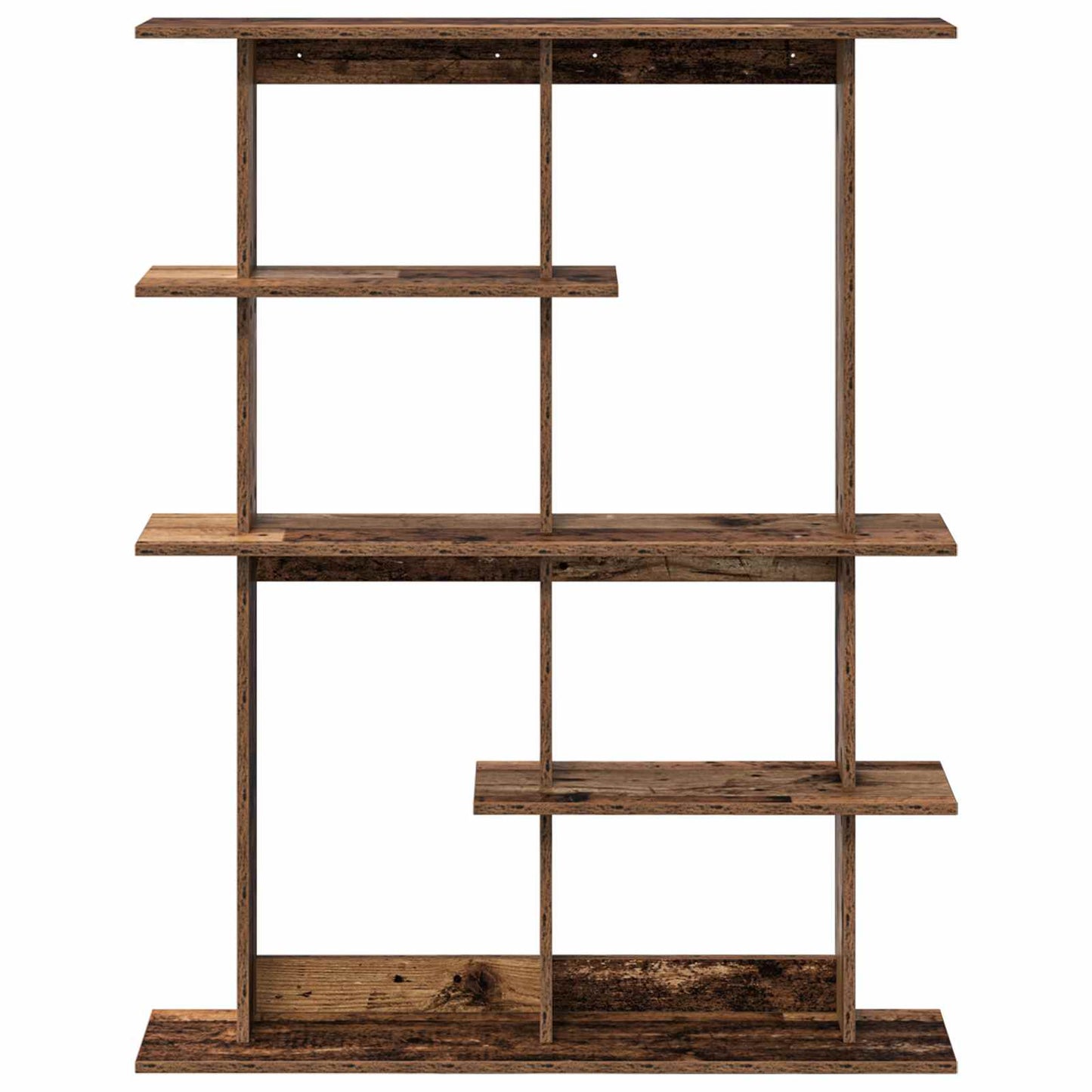 Vegghylleenhet Brun 102 x 20 x 130 cm Konstruert tre