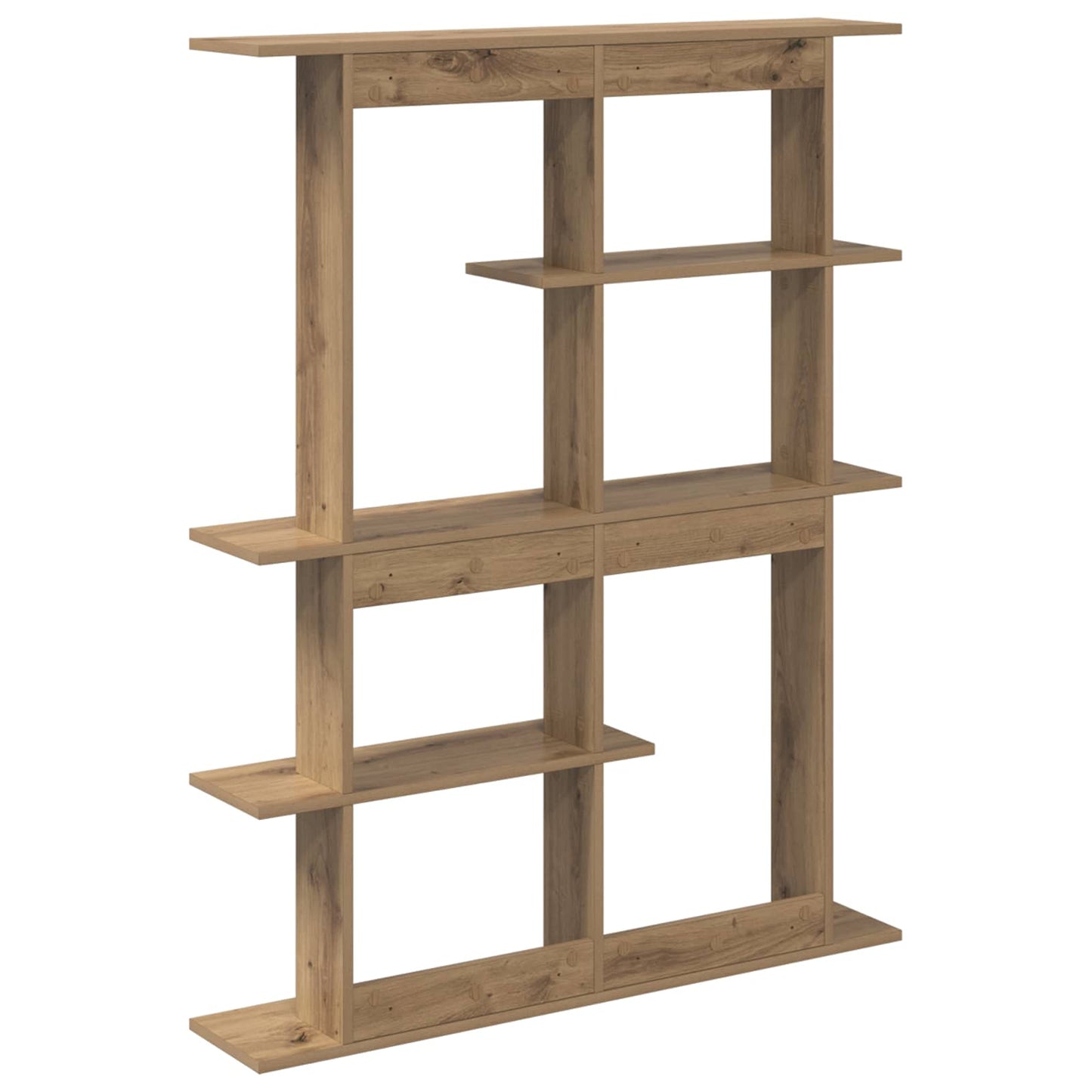 Vegghylleenhet Brun 102 x 20 x 130 cm Konstruert tre